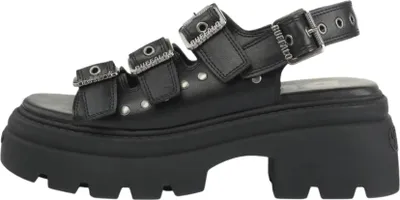 Produktbild von Buffalo Damen Komfort Sandalen Vega Athena Buckle 1602359 Schwarz
