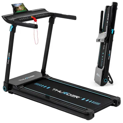 Obrázek produktu pro Běžecký pás Thunder ULTRA BLACK 122x45cm 17km/h FitShow sklápěcí Bluetooth