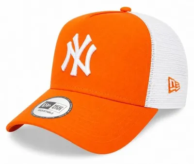Immagine prodotto di Cappellino da baseball New Era 9Forty MLB League Essential, modello trucker, squadra NY Yankees, colore arancione - taglia unica
