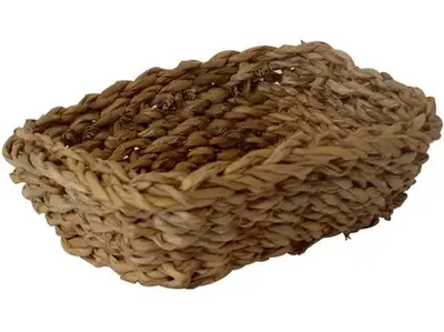 Zdjęcie produktu dla kosz kwadratowy wysoki mały 18x18x14cm trawa morska