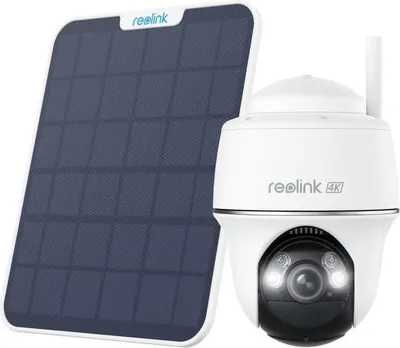 Obrázok produktu pre REOLINK B440 bezpečnostná kamera, 4K, solárny panel, farebné nočné videnie, obojsmerný zvuk, biela