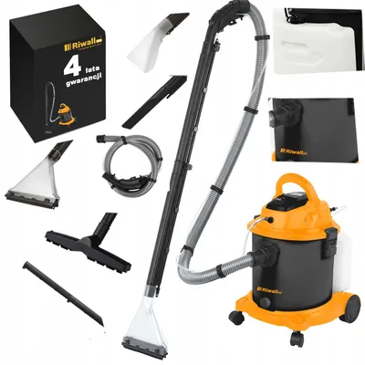 Produktbild von Beutelloser Waschstaubsauger Rivwall Rop-01 1200 W 20 L – Polster Und Teppiche