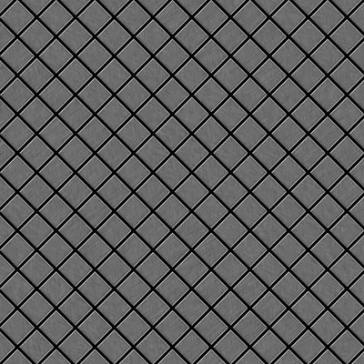 Produktbild von Mosaik Fliese massiv Metall Titan gebürstet dunkelgrau 1,6mm Diamond-Ti-SB