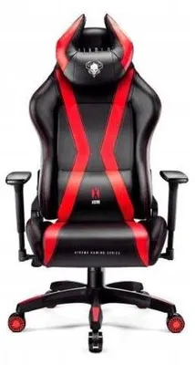 Zdjęcie produktu dla Krzesło gamingowe Diablo X-HORN 2.0. Normalne, czarne i czerwone