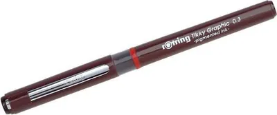Immagine prodotto di ROTRING Feinfaserschreiber Tikky Graphic 0,3mm Schwarz 1 Stk