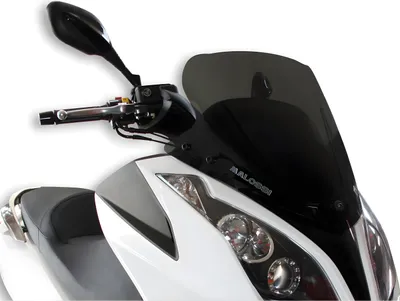 Produktbild von Malossi Windschild Sport Screen, rauchgrau dunkel, 485x472x3mm kompatibel mit Downtown 125-300 Bj. 2009-16