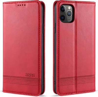 Obrázek produktu pro LaimTop Leather Case for iPhone 11 Pro, Flip Cover Wallet Case Magnetic Closure Stand Protective Case for iPhone 11 Pro Pink