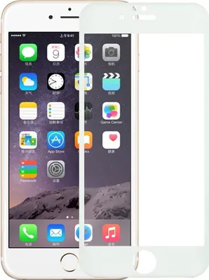 Zdjęcie produktu dla Apple iPhone 6 / 6s Folia ze szkła pancernego 3D Wyświetlacz 9H Folia ochronna Etui Biały