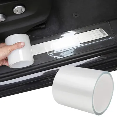 Produktbild von Universelle Auto Türschwellenaufkleber 10 cm x 10 m Transparente Schutzfolie