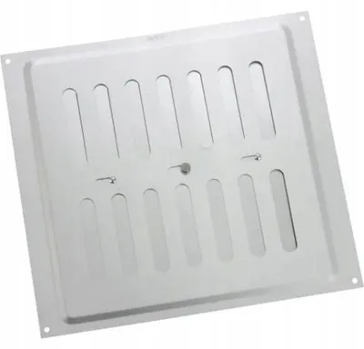 Obrázek produktu pro Hliníková ventilační mřížka JAKPRO s žaluzií 26 x 24 cm