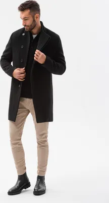 Produktbild von Ombre Clothing Herrenmantel Joachim schwarz M