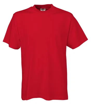 Image de T-shirt Tee Jay pour homme, manches courtes, col rond FK920 (XL) (rouge)