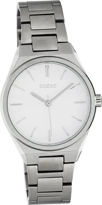 Immagine prodotto di Oozoo orologio in metallo da donna e da uomo analogico al quarzo braccialato argento Timepieces D2UOC10525