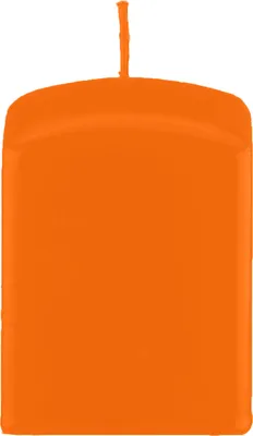 Produktbild von Quader Kerzen, Block Kerzen, quadratische Kerzen Mandarin Orange 15 x Ø 7/7 cm, 4 Stück