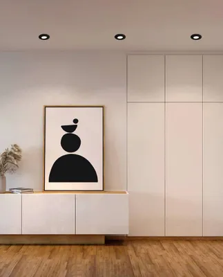 Produktbild von Eglo 900748 PINEDA LED Spotleuchte 5,5W Ø84mm Schwarz warmweiss dimmbar