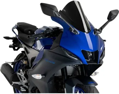 Immagine prodotto di Cupolino PUIG z-racing nero omologato ABE per Yamaha yzf-r125