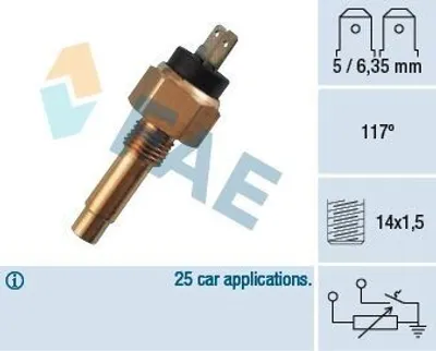 Obrázek produktu pro Snímač, teplota chladiva FAE 34160