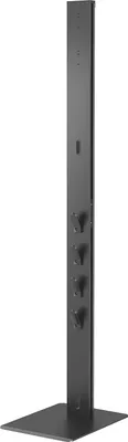 Produktbild von PureMounts Staubsaugerständer mit angeschrägter Bodenplatte für Saugroboter, kompatibel mit Dyson V6, Dyson V7, Dyson V8, Dyson V10, Dyson V11, Dyson V12, Dyson V15, schwarz
