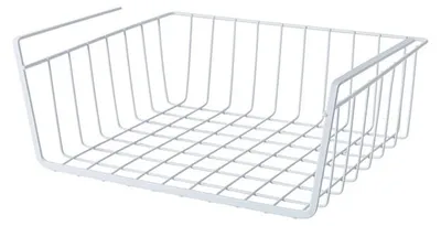 Produktbild von Hängekorb unter dem Regal, Metall-Organizer, XL 40cm, WEISSER Korb