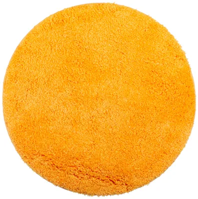 Produktbild von Badematte, rund, Ø 60 cm, Chenille, rutschfest, saugfähig, maschinenwaschbar – Orange
