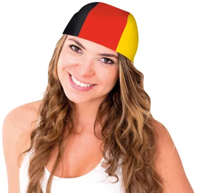 Bandana Deutschland schwarz-rot-gold, Einheitsgröße, unisex