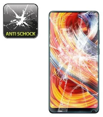 Produktbild von 2x Panzerfolie für Xiaomi Mi Mix 2 ANTI-SCHOCK Displayschutzfolie HD ULTRA KLAR