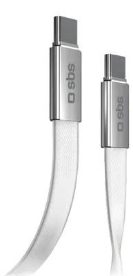 Image de SBS Câble fin pour charge et données avec connecteurs USB-C 2.0, 1 m