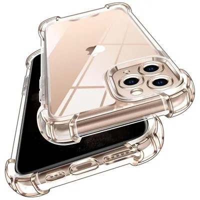 Produktbild von Hülle für iPhone 11 Pro Max Schutzhülle Silikon Case Silicone Transparent Bumper TPU