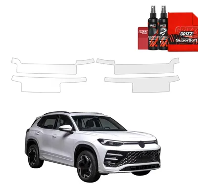 Obrázok produktu pre Ochranná fólia 4 v 1 Grizz Protector na prahy – Volkswagen Tayron (2025–2026)