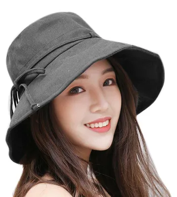 Immagine prodotto di Cappello da spiaggia da donna, modello Sonnenhut, estivo, reversibile, con protezione UPF 50+, pieghevole, con tesa larga, taglia unica, colore nero