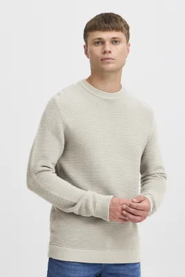 Produktbild von !Solid SDValencia Herren Strickpullover Feinstrick Pullover mit Rundhalsausschnitt und Struktur Strick 100% Baumwolle Regular fit