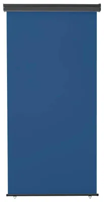 Image de vidaXL Store latéral de balcon 125x250 cm bleu
