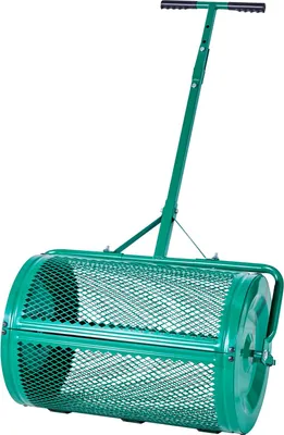 Image de Epandeur de graines et de compost - Epandeur de jardin - Largeur de travail 67 cm - Poignée de poussée et de traction - Réglage de la hauteur sur 4 positions - Pour les graines de gazon, la mousse de tourbe et le compost - Modèle robuste