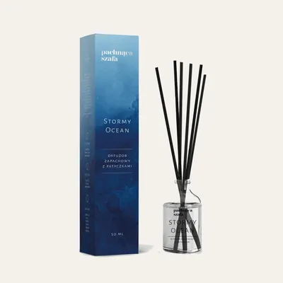 Image de Diffuseur de parfum à bâtonnets, senteur "Stormy Ocean", collection "Pachnąca Szafa"