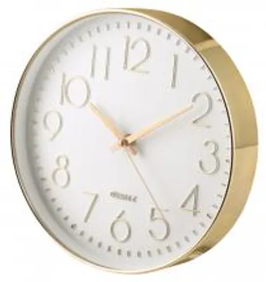 Immagine prodotto di H&H Orologio da parete cromato gold 40 cm