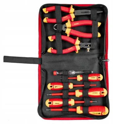 Produktbild von Pro PRO-WZ126 VDE-Werkzeugset mit Zangen und Schraubendrehern