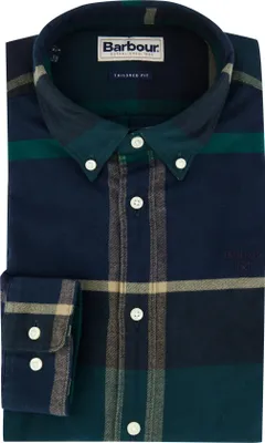 Produktbild von Hemd Barbour grün Print Baumwolle Slim Fit