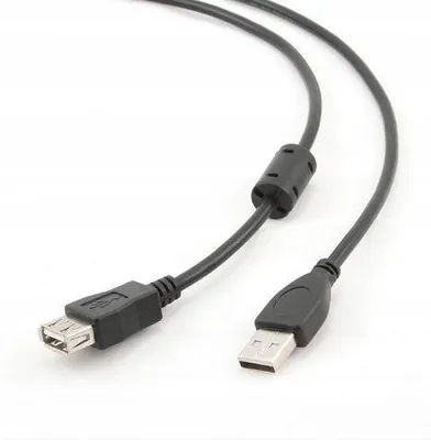 Produktbild von USB 2.0 Verlängerungskabel 4.5m mit Ferritkern