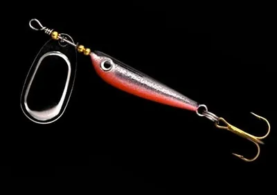 Produktbild von Wake Spinner Aura Minnow 6g Black Silver