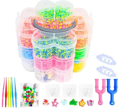 Obrázok produktu pre Sada gumičiek na výrobu DIY náramkov, 4500 kusov