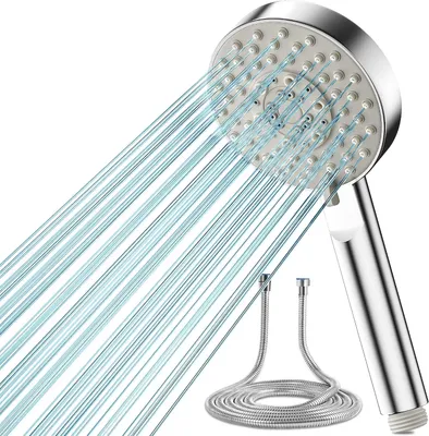 Immagine prodotto di Doccia ad alta pressione con tubo flessibile da 2 metri - 5 tipi di getto