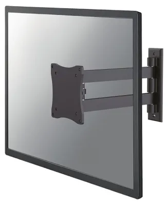 Produktbild von Neomounts FPMA-W820BLACK Monitor-/TV-Wandhalterung 10-27" - volle Bewegung, 75 x 75 mm, 100 x 100 mm, 0 - 90°, 0 - 180°, Aluminium, Schwarz