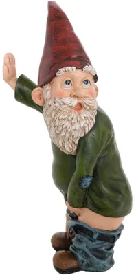 Image de Nains de Noël – Nains de jardin – Adorable nain qui urine – Décoration de jardin – Ambiance unique – Robuste et stable
