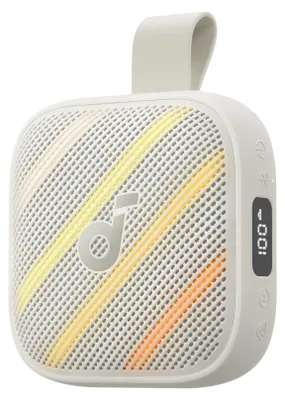 Image de Anker Boom Go 3i, 15 W, sans fil, USB Type-C, enceinte de fête, beige, étanche, résistante aux éclaboussures