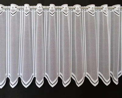Produktbild von Gardinen Kranzusch Scheibengardine neutral 45x62,5 cm H/B Weiß Bistrogardine Vorhang Küche 1er Pack