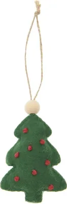 Produktbild von Geschmückter Tannenbaum Filzanhänger 8cm