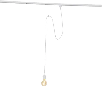 Produktbild von Qub Pendelleuchten-Adapterset - Weiß - 1-Phasen - Höhenverstellbar - LED-kompatibel