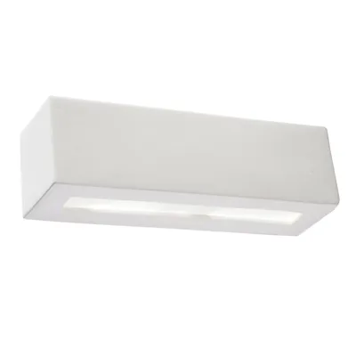 Image de Applique céramique VEGA 1xE27 15W céramique/verre 9.5x9.5x32.5cm Sollux Lighting