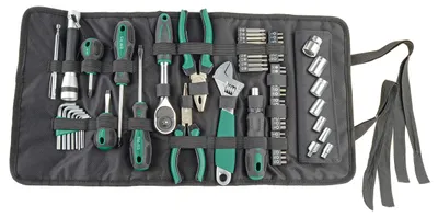 Produktbild von Brüder Mannesmann Werkzeuge GmbH 65-tllg.. Werkzeug- Rolltasche