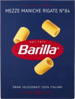 Produktbild von Nudeln Mezze Maniche Rigate n84 500g - Barilla